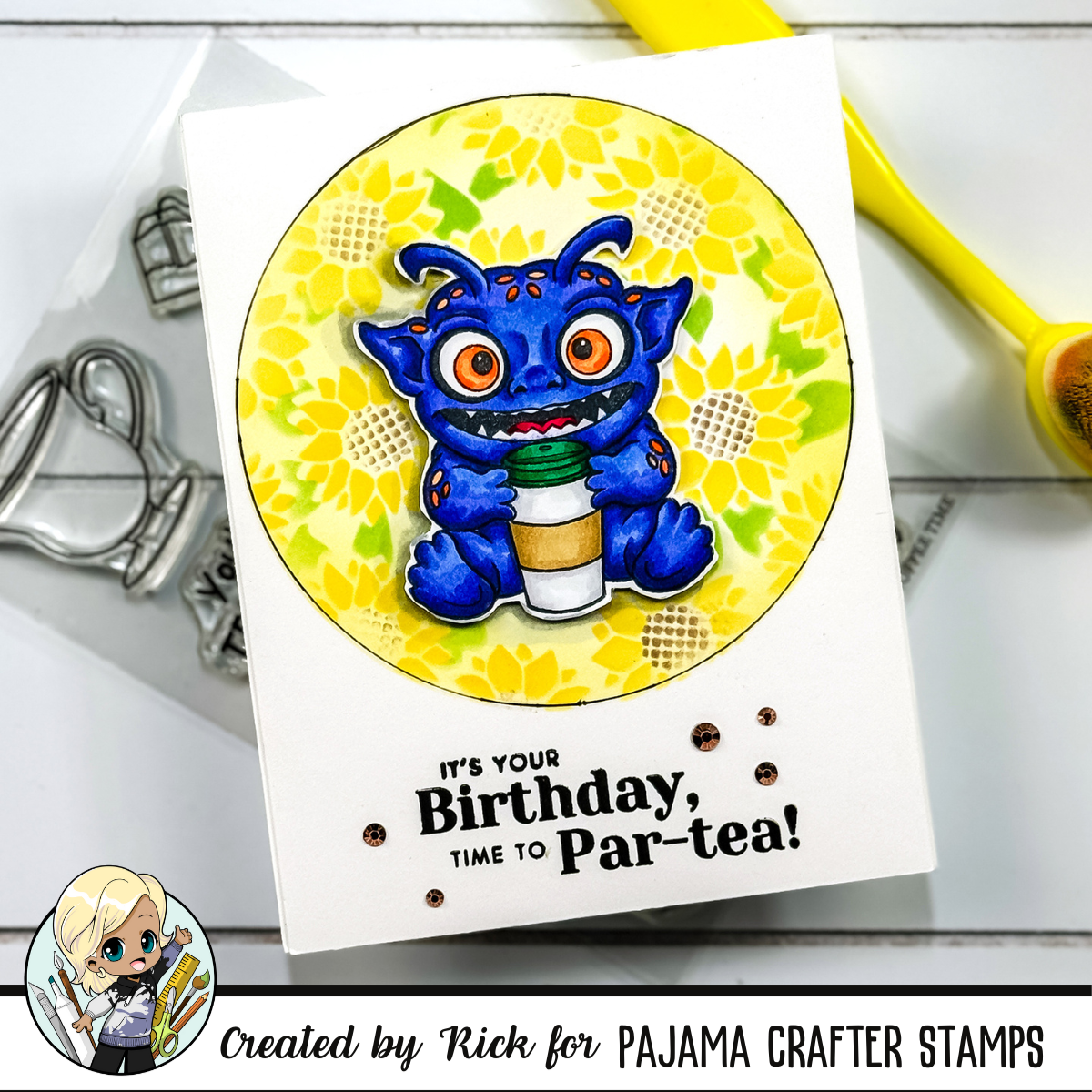 Tea & Coffee Time Stamp & Die Bundle