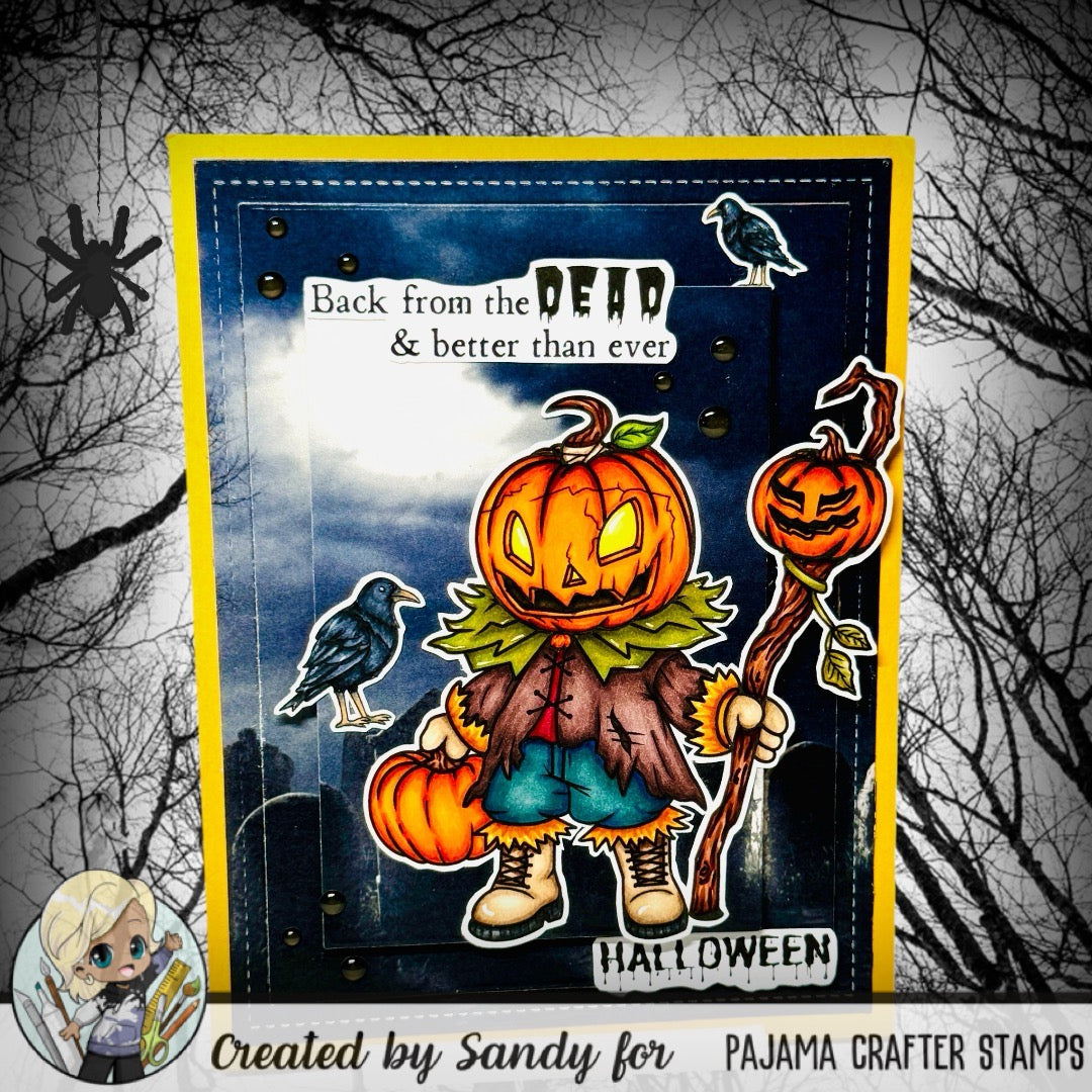 The Pumpkin Head Stamp & Die Bundle