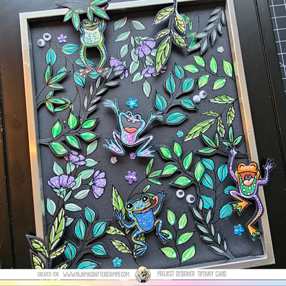 Toadally Awesome Birthday Stamps