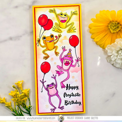 Toadally Awesome Birthday Stamps