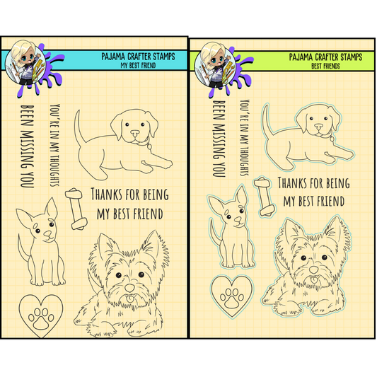 My Best Friend Stamp & Die Bundle