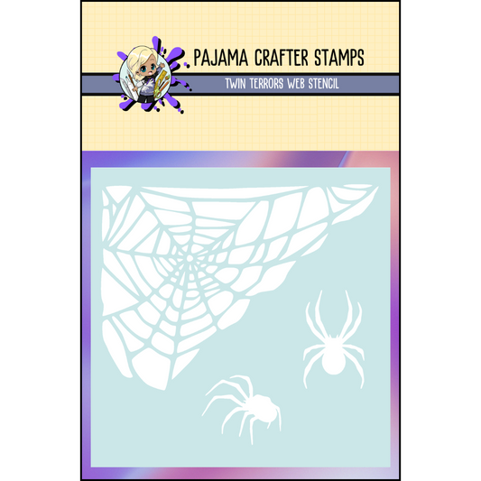 Twin Terrors Web Stencil