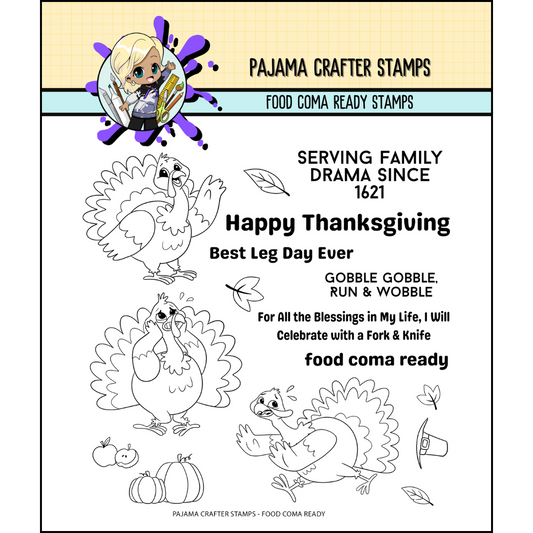 Food Coma Ready Stamps
