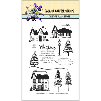 Christmas Village Stamps