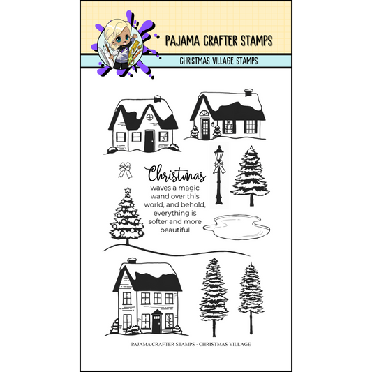 Christmas Village Stamps