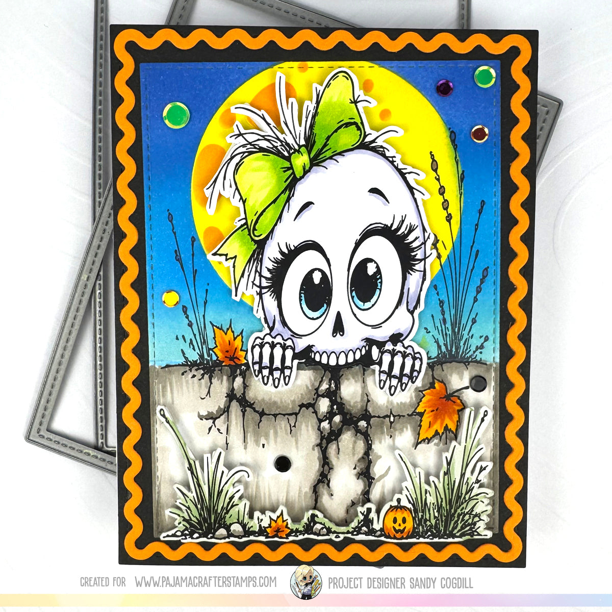 Peek A Boo Bones Stamps