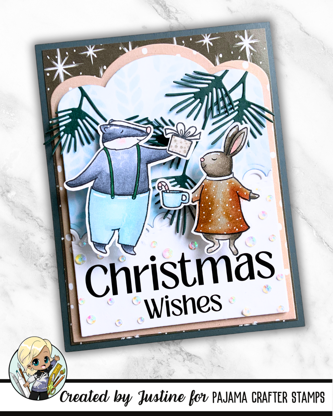 Woodland Christmas Eve Stamps