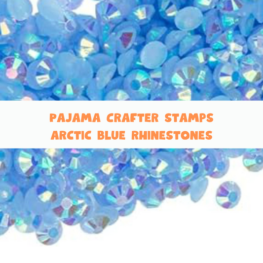 Arctic Blue Rhinestone Mix Embellishments