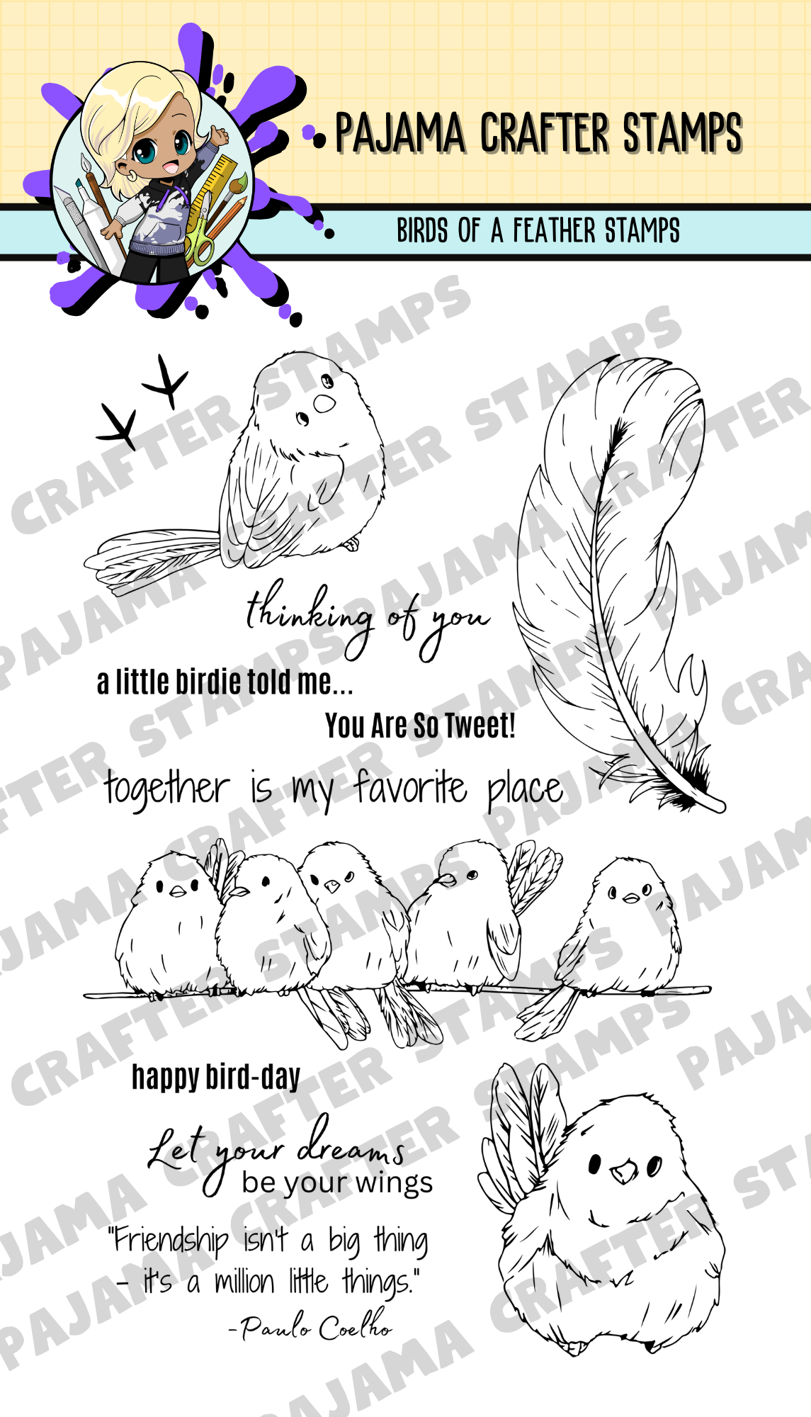 Birds Of A Feather Stamps