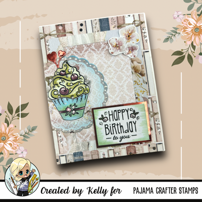 Stamps - Build A Cupcake - CLR059