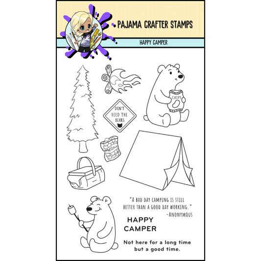 Happy Camper Stamps