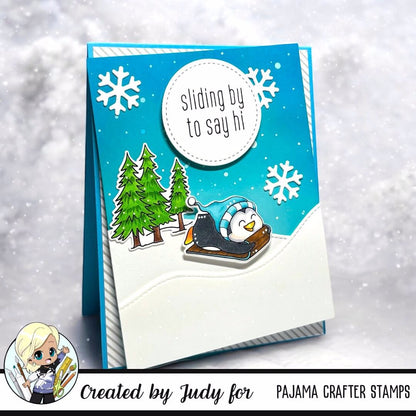 Sliding By Stamp & Die Bundle