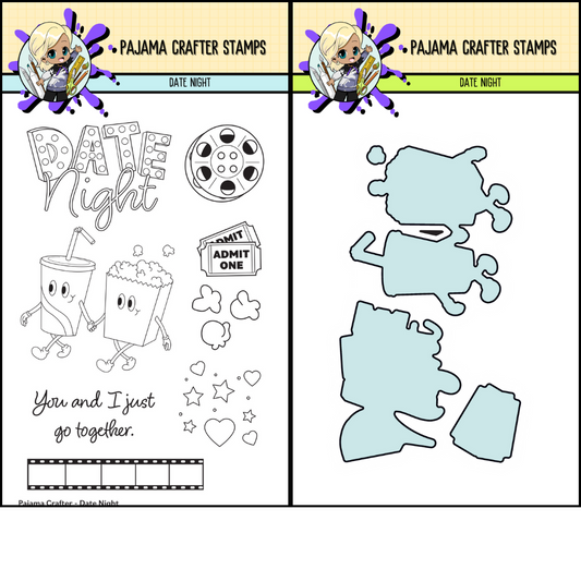 Date Night Stamp & Die Bundle