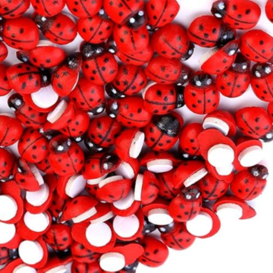 Wood Ladybug Embellishment