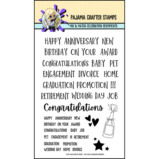 Mix & Match Celebration Sentiments